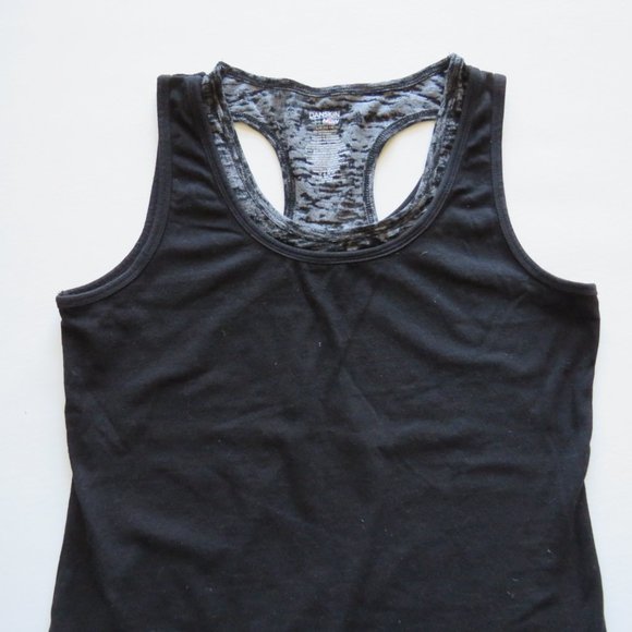 Danskin Now Black Gray Women’s Sleeveless Exercise Tank Top size L - Picture 5 of 7